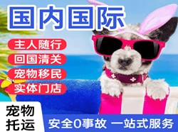 唐山航空空运国际宠物托运 【国